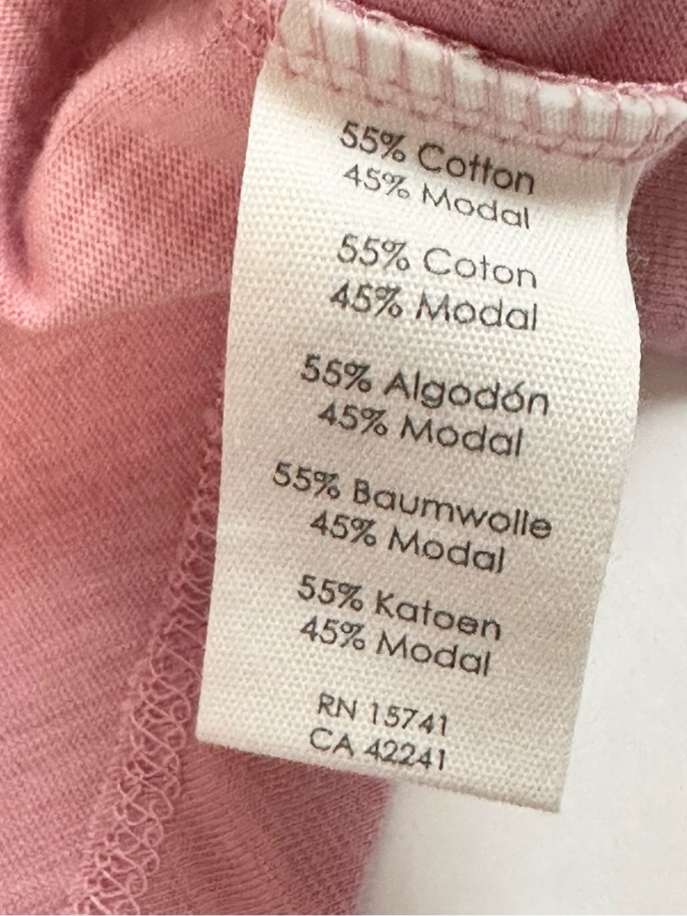 PJ Salvage Back To Basics Solid V-Neck Tank in Lilac Rose Small - Picture 10 of 10